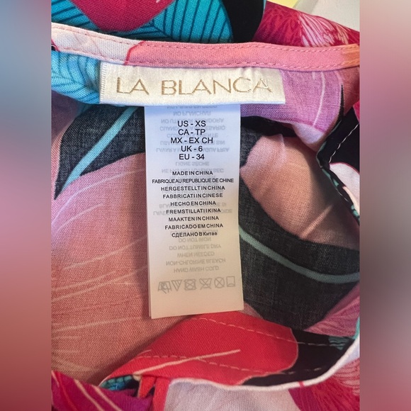 NWT La Blanca Resortwear Swim Cover-Up, Size XS! - Picture 8 of 9